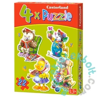 Castorland Sziluett puzzle (4,5,6,7 db-os) - Szabadidő (B-04225)
