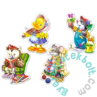 Castorland Sziluett puzzle (4 5 6 7 db-os) - Szabadidő (B-04225)
