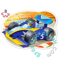 Castorland 4 az 1-ben puzzle (8,12,15,20 db-os) - Vidám száguldás (B-043057)