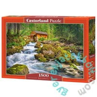 Castorland 1500 db-os puzzle - Vizimalom az erdőben (C-151783)