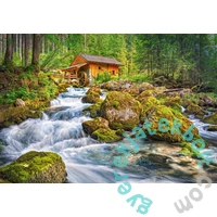 Castorland 1500 db-os puzzle - Vizimalom az erdőben (C-151783)