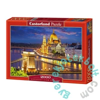 Castorland 2000 db-os puzzle - Budapesti látkép alkonyatkor (C-200405)