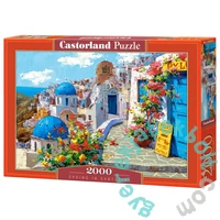Castorland 2000 db-os puzzle - Tavasz Santoriniben (C-200603)