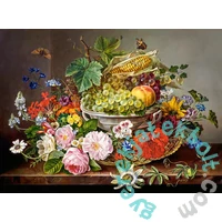 Castorland 2000 db-os puzzle - Csendélet virágokkal és gyümölcsökkel (C-200658)