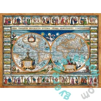 Castorland 2000 db-os puzzle - Világtérkép, 1639 (C-200733)