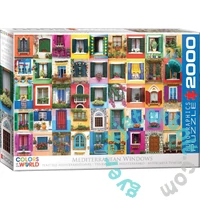 EuroGraphics 2000 db-os puzzle - Mediterranean Windows (8220-5634)