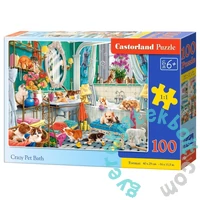 Castorland 100 db-os puzzle - Crazy Pet Bath