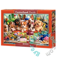 Castorland 1000 db-os puzzle - Délutáni tea kiskutyákkal (C-105335)