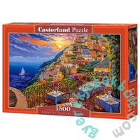 Castorland 1500 db-os puzzle - Romantikus naplemente Positanoban (C-152209)