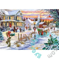 Castorland 180 db-os puzzle - Érkezik a karácsonyfa (B-018550)