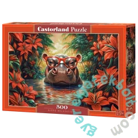 Castorland 500 db-os puzzle - Hippo Relaxation (B-54176)