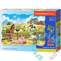 Castorland 20 db-os MAXI puzzle - Állatok a farmon (C-02429)