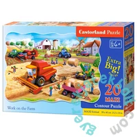Castorland 20 db-os MAXI puzzle - Munka a farmon (C-02436)
