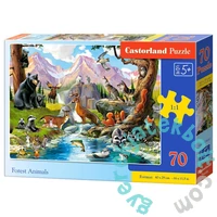 Castorland 70 db-os puzzle - Erdei állatok (B-070091)