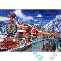 Castorland 1000 db-os puzzle - Mikulás érkezik a városba (C-104833)