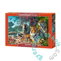 Castorland 3000 db-os puzzle - Tigris menedék (C-300600)