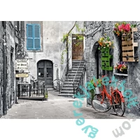 Castorland 500 db-os puzzle - Bájos utcácska piros biciklivel (B-53339)