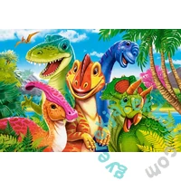 Castorland 40 db-os MAXI puzzle - Szelfiző dinoszauruszok (B-040391)