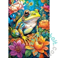 CherryPazzi 1000 db-os puzzle - Flower Power Frog (31100)