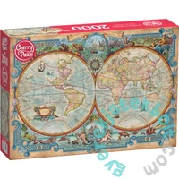CherryPazzi 2000 db-os puzzle - Great Discoveries World Map (50125)