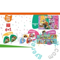 Clementoni 4 az 1-ben játékgyűjtemény - 44 Csacska macska (18047)