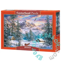 Castorland 1000 db-os puzzle - Karácsony a hegyekben (C-104680)