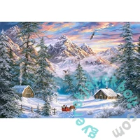 Castorland 1000 db-os puzzle - Karácsony a hegyekben (C-104680)