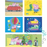 Clementoni  10 az 1-ben Szuper színes puzzle (18, 30, 48, 60) - Peppa malac (20271)