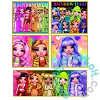 Clementoni 10 az 1-ben Szuper színes puzzle (18, 30, 48, 60) - Rainbow High (20273)