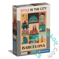 Clementoni 1000 db-os puzzle - Style In The City - Barcelona (39847)