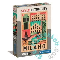 Clementoni 1000 db-os puzzle - Style In The City - Milano (39842)