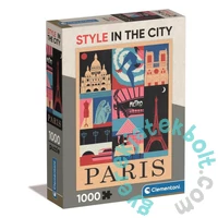 Clementoni 1000 db-os puzzle - Style In The City - Paris (39843)
