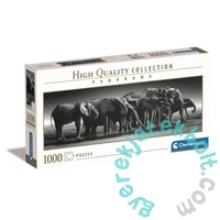 Clementoni 1000 db-os - High Quality Collection - Panoráma puzzle - Elefántcsorda (39836)