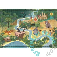 Clementoni 1000 db-os puzzle  COMPACT puzzle - High Quality Collection - Disney Hófehérke Történet Térkép (39813)