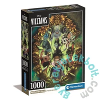 Clementoni 1000 db-os puzzle  COMPACT puzzle - High Quality Collection - Disney gonoszak (39812)