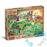 Clementoni 1000 db-os puzzle - Disney Hófehérke Történet Térkép (39815)