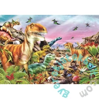 Clementoni 104 db-os Szuper Színes puzzle - Dinoszauruszok földje (25768)