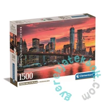 Clementoni 1500 db-os puzzle  COMPACT puzzle - Híd az alkonyatban (31712)
