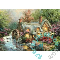 Clementoni 1500 db-os puzzle  COMPACT puzzle - High Quality Collection - Erdei faház (31711)