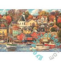 Clementoni 1500 db-os puzzle  COMPACT puzzle - High Quality Collection - Kikötőváros (31713)