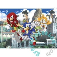 Clementoni 3 x 48 db-os Szuper Színes puzzle - Sonic (25280)