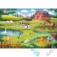 Clementoni 30 db-os Szuper Színes puzzle - Az állatfarmon (20286)