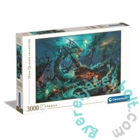 Clementoni 3000 db-os puzzle - High Quality Collection - Dungeon and  Dragons - Víz alatti csata (33023)