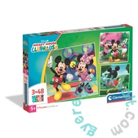 Clementoni 3x48 db-os puzzle - Mickey Mouse - Club House (25005)