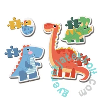 Clementoni 4 az 1-ben Első puzzle (2,3,4,5  db-os) - Dinoszauruszok (20834)