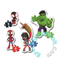 Clementoni 4 az 1-ben Első puzzle (2,3,4,5  db-os) - Marvel - Póki (20836)