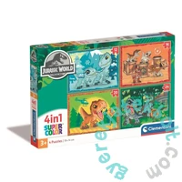 Clementoni  4 az 1-ben puzzle (12-16-20-24db-os) - Jurassic World (21521)