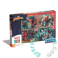 Clementoni 4 az 1-ben puzzle (12,16,20 24  db-os) - Marvel Pókember (21515)