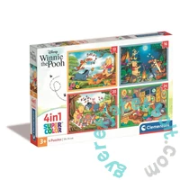 Clementoni 4 az 1-ben puzzle (12,16,20,24 db-os) - Micimackó (21514)