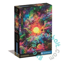 Clementoni 500 db-os puzzle - ColorBoom Collection - Pszichedelikus jungle (35530)